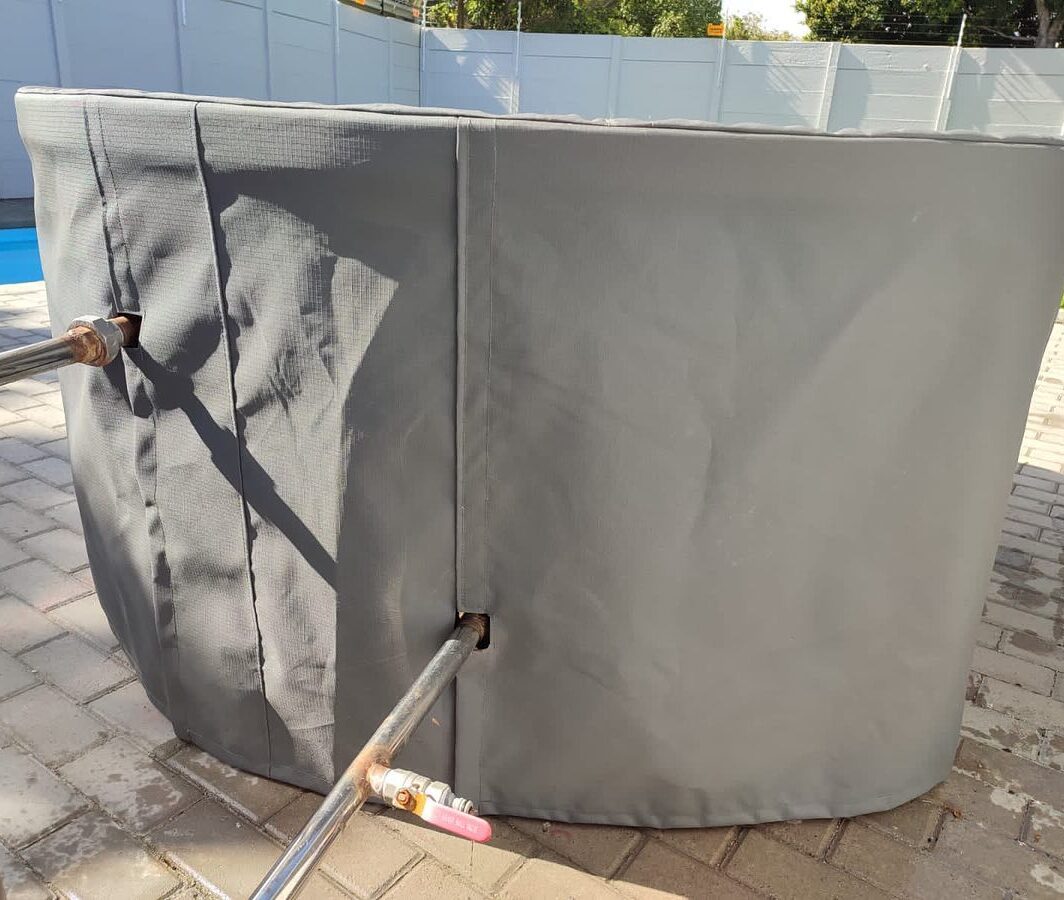 Tickle Tub with Ripstop long canvas cover